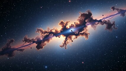 Realistics galaxys allure lies in its immense size complexity and breathtaking interstellar views it