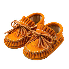 Moccasins Isolated on Transparent Background, PNG