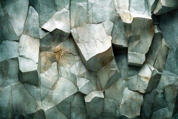 Intricate texture of columnar basalt rock formations, a stunning display of nature's artistry.