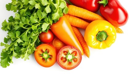 A vibrant, fresh vegetable, perfectly isolated on a crisp white background, healthy, pea