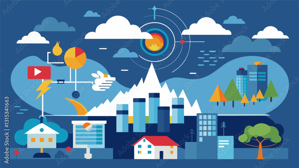 Poster realtime data on weather patterns and natural disasters has allowed planners to design more resilien