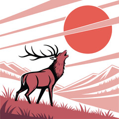 Deer in the Heat of the Retro Beat
