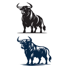 Powerful Bull Logo Design