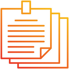 Obraz premium Sticky Notes Icon