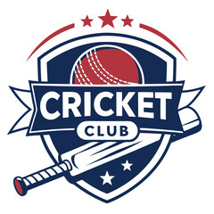 Cricket club logo design