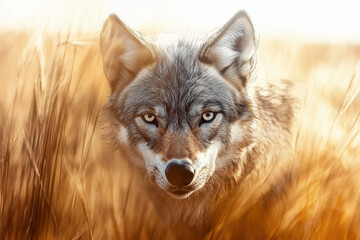 Obraz premium Portrait of a Wolf