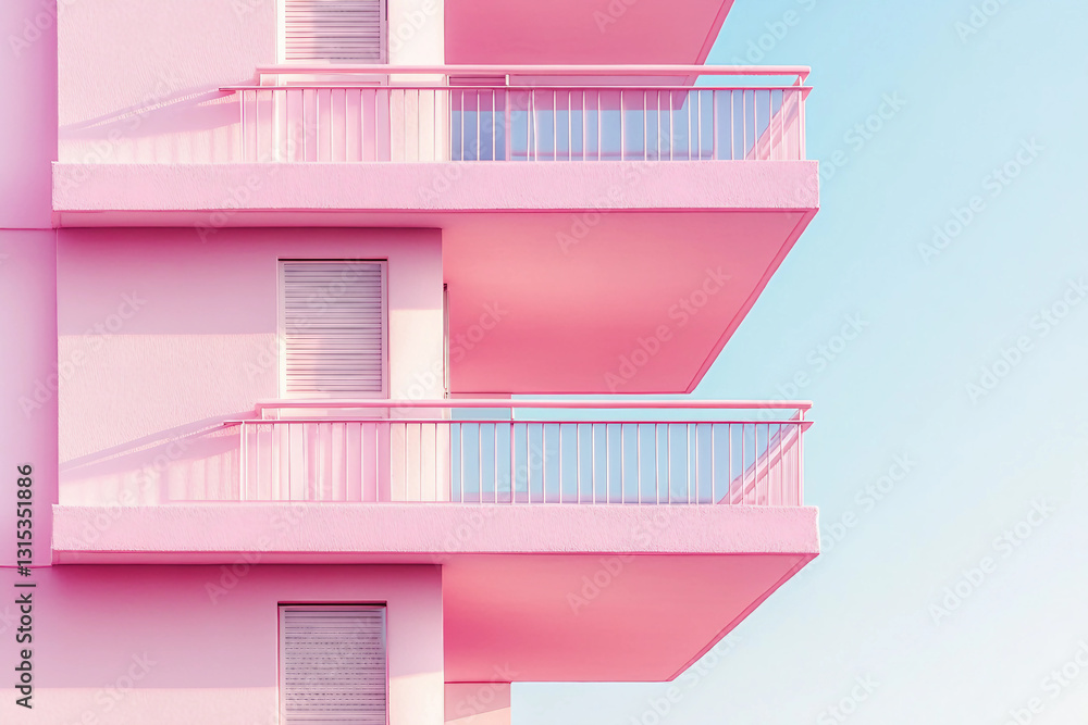 Poster creative colorful minimalistic picture made with generative ai