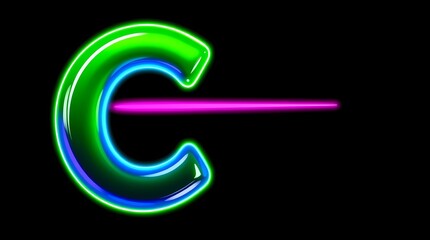 Naklejka premium Neon 