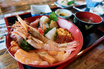 Japanese Seafood Rice Bowl
