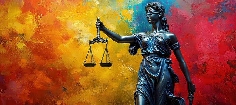 Creative branding meets legal precision in striking visual fusion