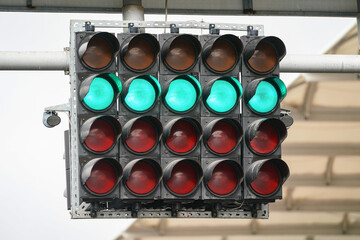 Start Lights in Racing Circuit