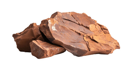 Clay isolated, showcasing brown pottery material for crafting, ideal for DIY, hobby, and traditional handmade modeling visuals.