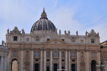 Historische Gebäude im Vatikan in der Innenstadt von Rom inn Italien