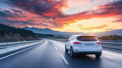 Sunset Drive: A Scenic Highway Adventure