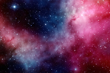 Obraz premium space background with stars and nebula
