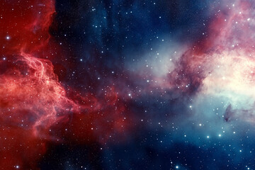 Fototapeta premium space background with stars and nebula