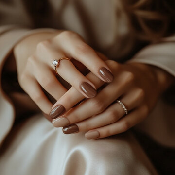 Delicate designer nails manicure - 3