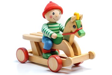 Obraz premium wooden hand made Pinewood Rider