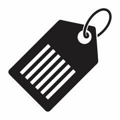 price tag with barcode