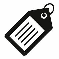 price tag with barcode