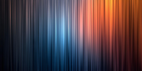 Vertical gradient stripes in blue and orange tones creating a smooth abstract background perfect for modern designs, technology themes, or futuristic creative projects