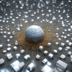 Dynamic Digital Visualisation of the Internet: Illustration of a Digital Network for Business and Consumer Use