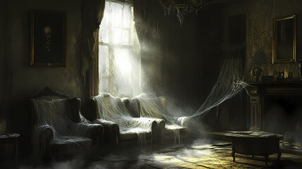 dusty tattered antique