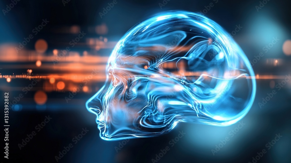 Poster innovative neural concepts digital realm 3d visualization futuristic environment close-up perspectiv