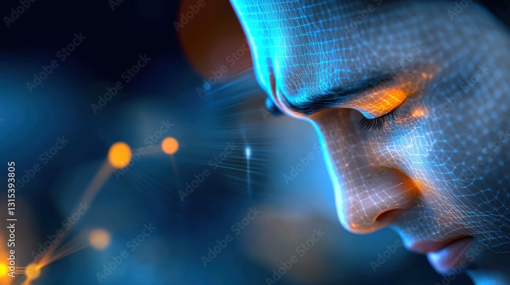 Poster exploring emotional intelligence through digital interfaces virtual reality visual art immersive env