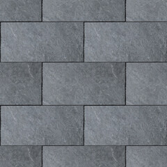 Naklejka premium Stone wall blocks. Seamless pattern. Vector illustration.