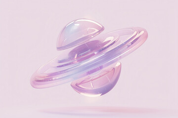 Modern futuristic 3d background generated with AI