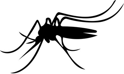 Design vector silhouette of a masquito 