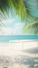 Beach Table: Ocean View Relaxation