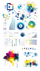 Obraz premium Abstract Data Visualization