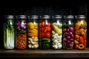 Preserved Vegetable Jars