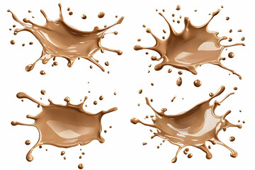Chocolate Splash, Brown Liquid, Creamy