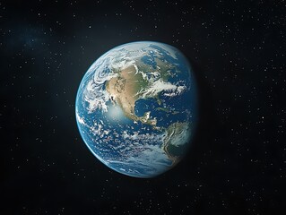 Obraz premium Earth for Space, Planet, View. (1)