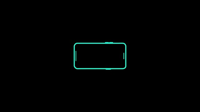 Rotate your phone. Simple icon animation. Motion graphics for social media content video. Turn your Smarts rotate device screen, mobail rotation concept,Phone flip sign, Phone Rotation animation.  