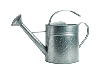 watering can isolated on transparent background, PNG, watering can cutout, garden watering can, plant watering can