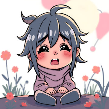 emotional character cartoon