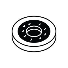 Donut  Vector icon