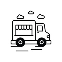 Food Truck Vector icon