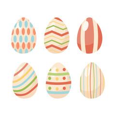 set of easter eggs