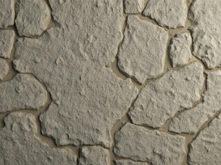 Obraz premium Rough, aged stone wall texture, varying shades of gray and brown, outdoor, building material