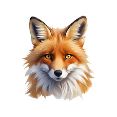 Fototapeta premium red fox isolated on white