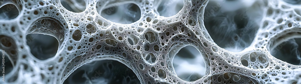 Poster Intricate Abstract Network Structure Background
