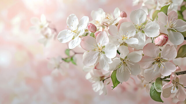 Spring Floral Backdrop Background