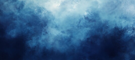 A smooth gradient background shifting from deep navy blue to soft sky blue with a gentle texture.