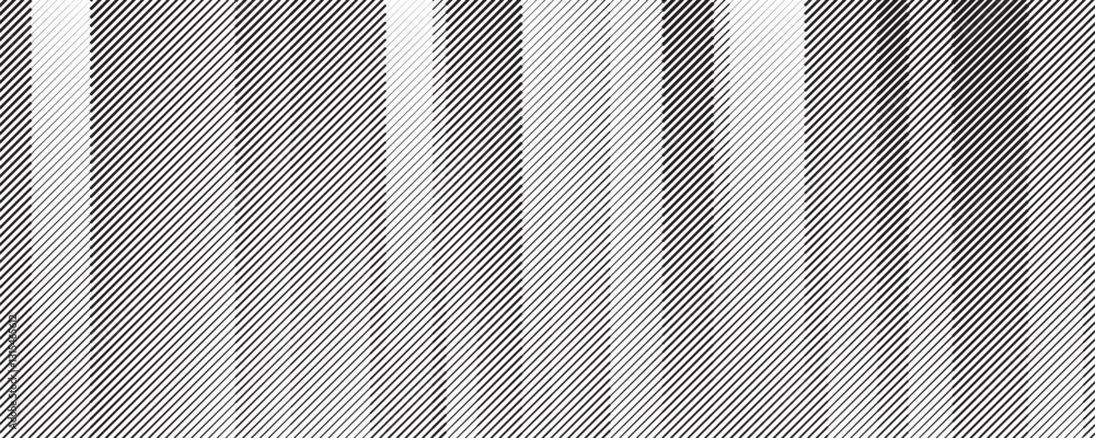 Poster Abstract Background with Line Stripe Pattern. Vector Straight Gradient. Halftone Black and White Geometric Texture Design