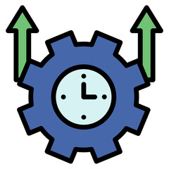 Productivity Icon Element For Design